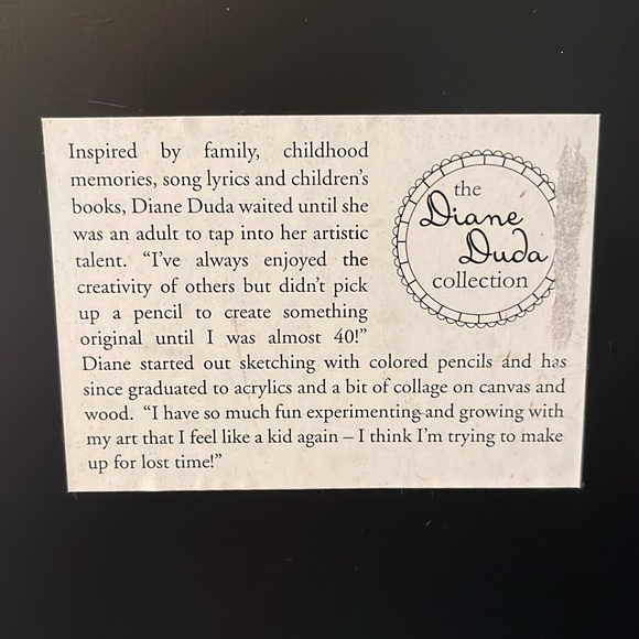 DEMDACO WALL ART * THE DIANE DUDA COLLECTION * - Picture 4 of 5